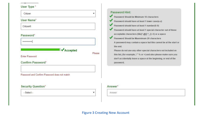 Create Login Credentials